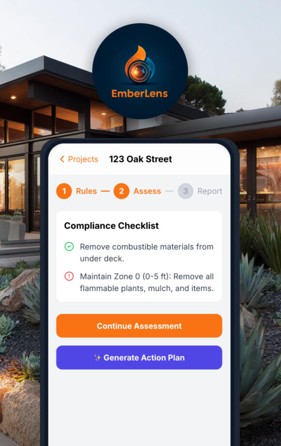 App screen preview EmberLens App Preview Screen
